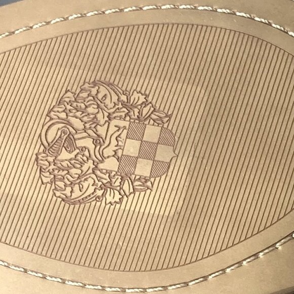 Vince Camuto SZ 11 NWOT Tressa Lace up Taupe Suede Open Toe Block Heel Bootie - Picture 7 of 7